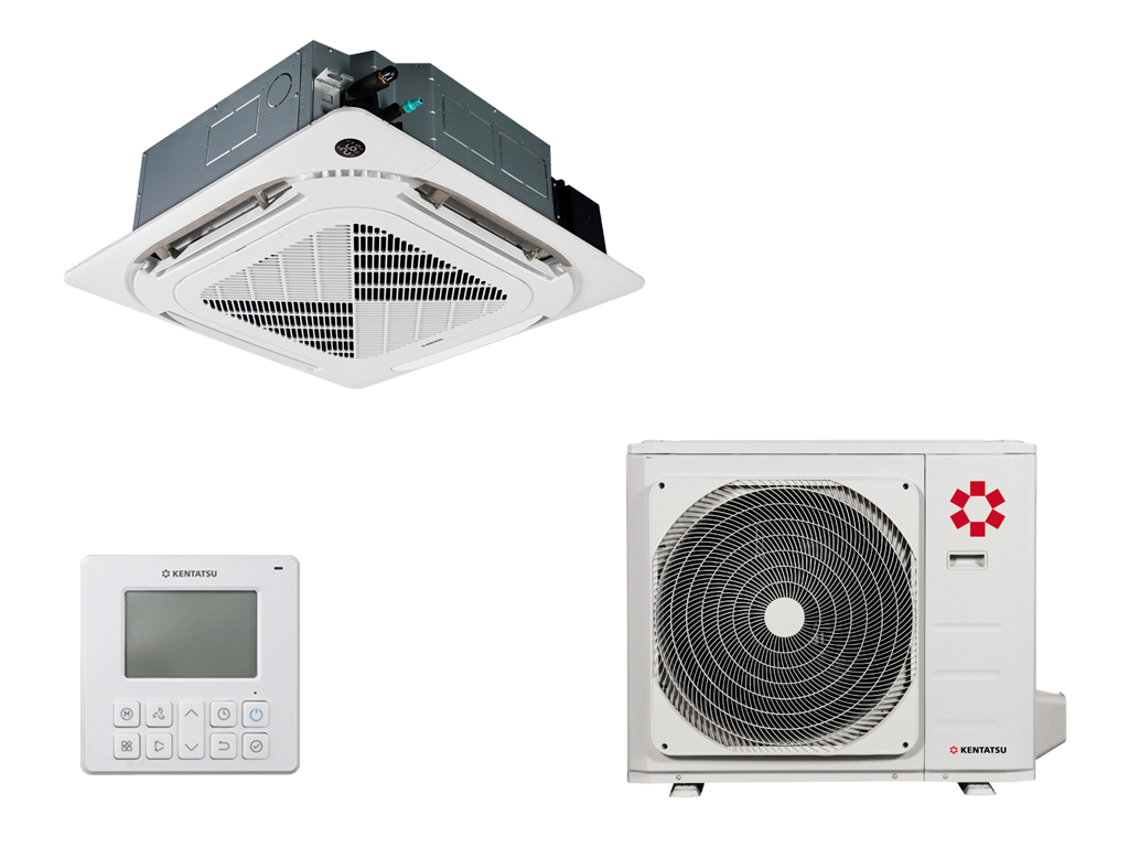 Кассетный кондиционер с низкотемпературной доработкой KSVT105HFAN3/KSUR105HFAN3/-40/KPU95-DR