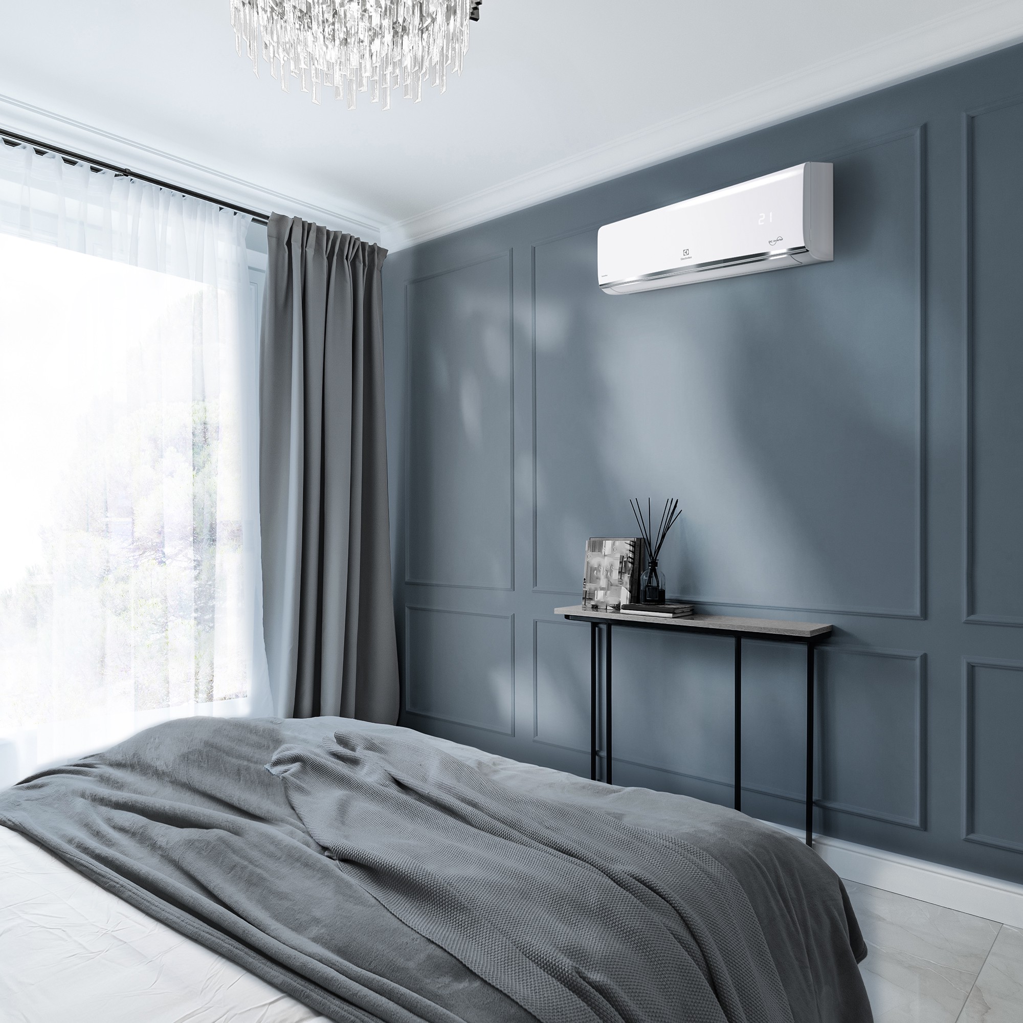 Сплит-система инверторного типа Electrolux Smartline DC EACS/I-09HSM/N8_V2 комплект — изображение 13